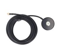 Dpofirs Base Magnetica, Supporto Magnetico per Autoradio con Cavo RG58 da 5 M, Connettore SMA Maschio a PL 259 UHF Femmina, Design Resistente all'acqua per Veicolo