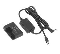 Dpofirs Batteria Fittizia LP E10 per Fotocamere 1500D 2000D T3 T5 T7, Ingresso di Tipo C, Facile da Collegare a Vari Dispositivi