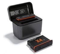 Dpofirs Batteria for Insta 360X4 Air e Custodia di Ricarica, Batterie da 2050 MAh, Sostituzione Batterie for Action Cam