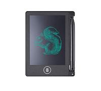 Dpofirs Blocco Note LCD Senza Carta per Studenti e Professionisti, Tablet Portatile da 4,4 Pollici per Appunti e Calcoli, Rosso, Bianco (A)
