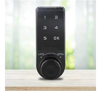 Dpofirs Blocco Tastiera Touch, Controllo Accessi con Password Digitale Design Compatto Nessuna Chiave Necessaria Serratura Codificata per Armadietto con Tastiera Touch con Funzione Password Falsa