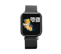 Dpofirs Bracciale Intelligente P80 per Uomo e Donna, Schermo Touch Completo da 1,3 Pollici con Monitoraggio del Sonno, Passo Intelligente, 7 modalità Sport, Resistente All'acqua IP68,