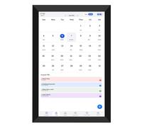 Dpofirs Calendario Digitale Touch Screen 10 Pollici, Tabella delle Faccendi, Pianificatore di Pasti, Pianificatore di Famiglie Touchscreen HD Calendario Intelligente per l'organizzazione Domestica
