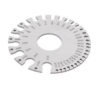 Dpofirs Calibro per Saldatura a Filo in Acciaio Inossidabile Facile da Usare per Un'ispezione Rapida del Cordone di Saldatura per Saldatori e Metalmeccanici