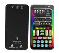 Dpofirs Cambiaggio Vocale Portatile con 8 modalità e Messa a Punto 80 | Modulatore Audio in Tempo Reale da 3,5 Mm per IOS Android Tablet PC | Plug & Play