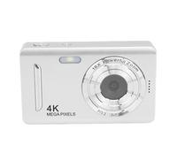 Dpofirs Camera Digitale 4K, 16x Zoom 64MP Video Camter Camer Autofocus con Schermo da 2,4 Pollici, Fotocamera da Viaggio Anti -sket Portatile per la Fotografia (SILVER)