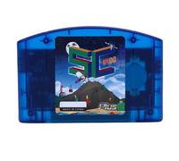 Dpofirs Cartuccia Flash N64, Cartuccia di Gioco Open Source con Emulazione 64DD e Memoria da 32 GB, Backup di Salvataggio Automatico per Console per Videogiochi N64 (blu trasparente)