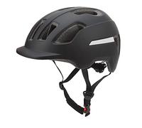 Dpofirs Casco da Bicicletta per Adulti, Giovani, Uomini e Donne, Universale, Regolabile, Leggero, Traspirante, da Ciclismo Ricreativo, con Protezione in Schiuma EPS per L'Estate (Nero)