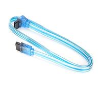 Dpofirs Cavo 3.0, Cavo Dati per Computer con velocità di Trasmissione da 19,7 Pollici a 6 Gbps, Dischi Rigidi, unità Ottiche, Cavi di Trasmissione Stabile, Blu Trasparente (Fino in Fondo)