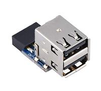Dpofirs Cavo Cavo della Piastra di Base della Piastra di Base a di Scheda Madre USB 'intestazione della Scheda Madre per l'ufficio della Fabbrica di Piastre di (Digitare un)