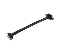 Dpofirs Cavo Prolunga PCIE 3.0 1X, Scheda Riser PCIE Ad Angolo Retto, Cavo a Nastro Flessibile per Trasmissione Ad Alta velocità, Plug and Play, Ampia Applicazione per Schede, (10 cm)