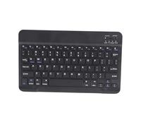 Dpofirs Combo Tastiera Wireless da 10 Pollici, Tastiera Bluetooth con Ricevitore USB Wireless 2.4G, Set Tastiera e Mouse Antipolvere Impermeabile per PC Portatile (Nero)