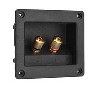 Dpofirs Componenti acustici per Cassa HiFi Speaker 2 Terminale di Rilegatura in Rame Scatola Cavi Connettore Shell, Terminale Altoparlanti Altoparlante HiFi, Connettore terminale per Scatola