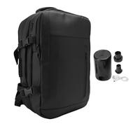 Dpofirs con Pompa a Vuoto Integrata 36-55L Compatto Impermeabile per Laptop fino a 17,3 Pollici da con Scomparto Estensibile e Batteria al Litio 1500mAh