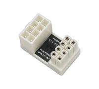 Dpofirs Connettore PCIe GPU Scheda Adattatore di Alimentazione Connettore Angolo 180 Gradi a Otto Pin per Scheda Grafica Desktop (PH38AW)