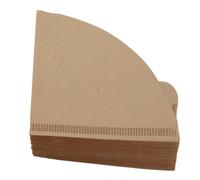Dpofirs Cono di Carta da Filtro per caffè Carta da Filtro in Pasta di Legno Dalla Consistenza Morbida, Confezione da 100, Scena applicabile: Baristi/appassionati di caffè (V02 Non sbiancato 100pz)