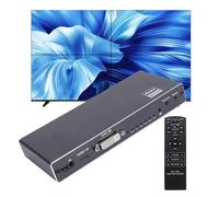 Dpofirs Controller per Videowall 4K 2x2, Processore per Videowall Multimediale HD con 4 Uscite HDMI e 13 modalità di Giunzione, Supporta Display 4K a 30Hz per TV