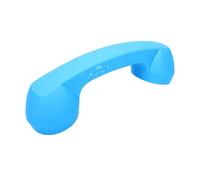Dpofirs Cornetta Telefonica Wireless Retrò, Ricevitore USB Bluetooth con Altoparlante HD Microfono e Tasto Menu for Smartphone e Computer (BLUE)