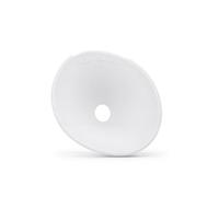 Dpofirs Cover in Silicone per Altoparlante Intelligente Echo Pop (WHITE) | Custodia Protettiva a Copertura Totale Antiscivolo Antiurto, Custodia Morbida con Ritagli Precisi per la Decorazione