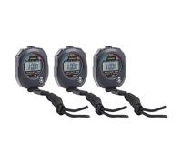 Dpofirs Cronometro Sportivo, Timer Digitale da 3 Pezzi con Cronometraggio Al Millisecondo Ad Alta Precisione, Impermeabile, Antiurto, per Corsa, Nuoto, Basket, Allenamento