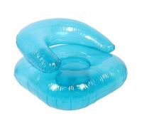 Dpofirs Divano Gonfiabile, Poltrona Gonfiabile in PVC Trasparente con Supporto Ergonomico per la Schiena per il Relax della Piscina Interna del Balcone della Camera da Letto