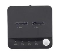 Dpofirs Duplicatore del Disco Rigido, Duplicatore M.2 NVME Drive USB C Alimentata con velocità di 20 Gbps e Doppia Baie Supportano la Clonazione e il Rivestimento Offline di Clonazione