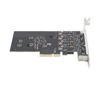 Dpofirs Efficiente Adattatore di Interfaccia per Scheda di Rete PCIe da 2,5 Gb con 4 Porte RJ45 per Server, Chip RTL8125BG, Ethernet da 2500 Mbps [/] Adattatore di Rete PCI Express