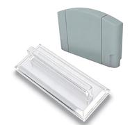 Dpofirs Espositore per Cartucce di Gioco, Supporto in Acrilico Trasparente con Base Antiscivolo a Doppio Strato, Ripiano Portatile per CartucceNES