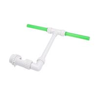 Dpofirs Fontana per Piscina, Irrigatore a Cascata Fluorescente a Doppio Spruzzo con Design a Flusso Delicato per Piscine Spa Fuori Terra e Interrate