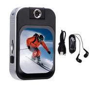 Dpofirs Fotocamera Action HD, Fotocamera da 30 Fps da 720p con Touchscreen, Ricarica USB, Clip su Mini Videocamera Indossabile, per Viaggi da Esterno