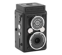 Dpofirs Fotocamera Vintage a Doppio Obiettivo con Schermo HD, Batteria a Lunga Durata, Comoda portabilità per gli Adolescenti