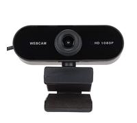 Dpofirs Fotocamera Web 1080P, Rotazione a 360° Webcam HD a 30 Fps con Microfono per Videoconferenze, Insegnamento, Streaming e Giochi (Messa a Fuoco Manuale Reale 1080P)