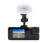 Dpofirs Fronte di Dash Cam a 3 Canali, 1080p Interni da 720p Posteriori della Fotocamera Posteriore W Parking Assist, Schermo da 2 Pollici, Registratore di Incidenti Larghi per