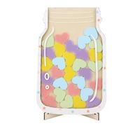 Dpofirs Gestione del Comportamento del Comportamento in Classe Jar del Barattolo Carino Look Multifunzionale per Ragazzi e Ragazze (Stile del cuore)