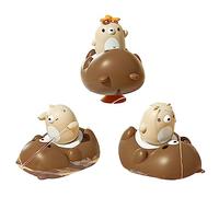 Dpofirs Giocattolo da Bagno Elettrico con Spruzzo, Design a Forma di Orsetto Carino con Vari Modelli, Flusso D'acqua a 3 velocità per il Bagno della Piscina dei Neonati, Materiale Plastico (Standard)