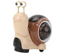 Dpofirs Giocattolo di Lumaca Elettrica, Giocattoli Educativi Che Strisciano Giocattoli per la Casa (Lumaca carne)