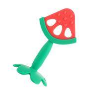 Dpofirs Giocattolo per la Dentizione della Frutta per Bambini con Materiale Siliconico, Lenitivo per Lenire le Gengive, Ideale per L'educazione Precoce, Adatto per la Dentizione Infantile, può