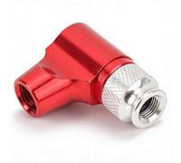 Dpofirs Gonfiatore per Pneumatici per Bici a CO2, Pompa per Bici in Lega di Alluminio con Manicotto Isolato per Valvola Presta Valvola Americana UNF Filettatura da 3/8 Pollici Cartucce da 12 G 16 G