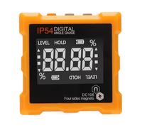 Dpofirs Inclinometro Digitale, Livello del Mirino Angolare Digitale Magnetico con Forte Base Magnetica, Display a Rotazione Automatica, Funzione di Attesa, per la Lavorazione del Legno, Carpenterie e