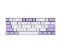 Dpofirs Interruttore Blu 61 Tasti Tastiera Meccanica Retroilluminata RGB Wireless 3 modalità per Custodia Base Bianca