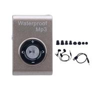 Dpofirs IPX8 Waterproofs Mp3 Player per Nuotare con Cuffie, Hifi Lossless Sound, Oltre 2000 Canzoni Mp3 Compatibile Flac Audible per il Surf in Montagna in Montagna Kayak