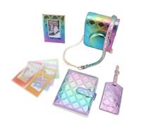 Dpofirs Kit di Custodia per Fotocamera Istantanea per Mini12 - Custodia Protettiva in Pelle PU con Album Fotografico, Cornice, Shell di Imbarco e Adesivi per Telaio per Foto per Viaggi o Uso