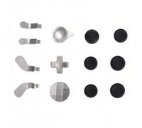 Dpofirs Kit Levette di Ricambio, Kit Levette Magnetiche in Metallo Pulsanti Posteriori Programmabili Bilanciere in Silicone con Custodia Rigida in EVA per One Series 2 (SILVER)