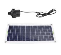 Dpofirs Kit Pompa Acqua Solare, Pompa per Fontana a Pannello in Polisilicio da 30 W con Sollevamento da 800 L/H 16,4 Piedi per Bagno per Uccelli da Giardino Laghetto