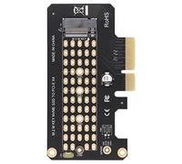 Dpofirs L'Adattatore PCIe M.2 Supporta SSD con Protocollo PCIe NVMe M Key, Adattatore PCIe NVMe per Plextor M6e