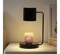 Dpofirs Lampada da Fusione a Cera di Ferro |Scaldacandele Dimmerabile Senza Fiamma con luminosità Regolabile, Sicuro e Senza Fumo per Camera da Letto, Studio, Decorazioni per la Casa