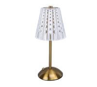 Dpofirs Lampada da Tavolo in Cristallo, Lampada da Tavolo con Controllo Touch, Lampada da Comodino in Cristallo Ricaricabile Tramite USB, Lampada da Scrivania a LED Senza Fili per Camera