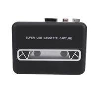 Dpofirs Lettore a Nastro a Cassetta, Convertitore di Cassetta a Mp3, Lettore di Cassette Portatile, Microfono Incorporato e Jack per Auricolari da 3,5 Mm, per Laptop, PC, Bruciatore CD