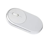 Dpofirs Mini Mouse Bluetooth Wireless USB per PC, Mouse Ottico Universale 3,7 V con Ricevitore USB per Computer e Telefoni, Mouse Portatile Ricaricabile per Uffici di Viaggio Casa(Grigio)