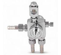 Dpofirs Mini Pistola a Spruzzo Automatica, Spruzzatore di Vernice in Acciaio Inossidabile con Pressione di Spruzzo di 0,3 Mpa per Linee di Produzione Agricoltura da Giardino (0,5 mm/0,02 pollici)